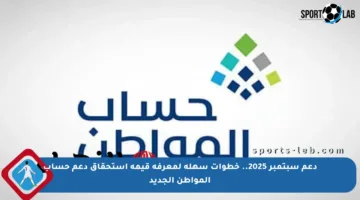 دعم سبتمبر 2025.. خطوات سهلة لمعرفة قيمة استحقاق دعم حساب المواطن الجديد